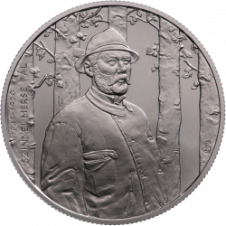 Венгрия 2000 форинтов 2020 «Пал Синьеи-Мерше — Воздушный шар, Автопортрет» , медно-никелевый сплав (Cu-Ni), UNC